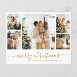 Budget Photo Collage Kerstfeestdag brochure