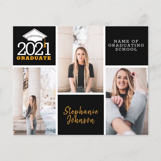 BUDGET Photo Collage Pet Afstuderen (Voorkant)
