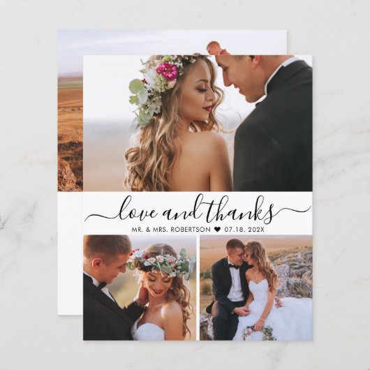 Budget Photo Collage Script Weddenschap Hartelijk  (Voorkant / Achterkant)