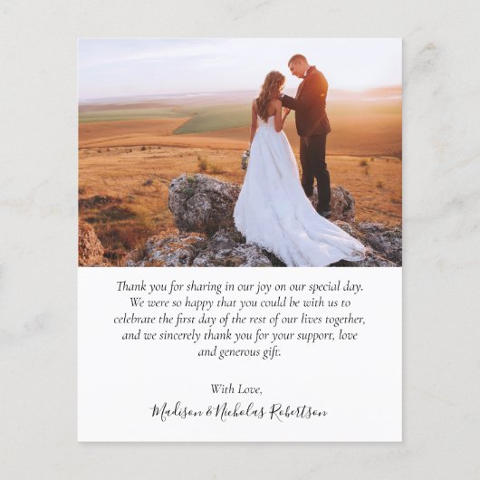 Budget Photo Collage Script Weddenschap Hartelijk  (Achterkant)