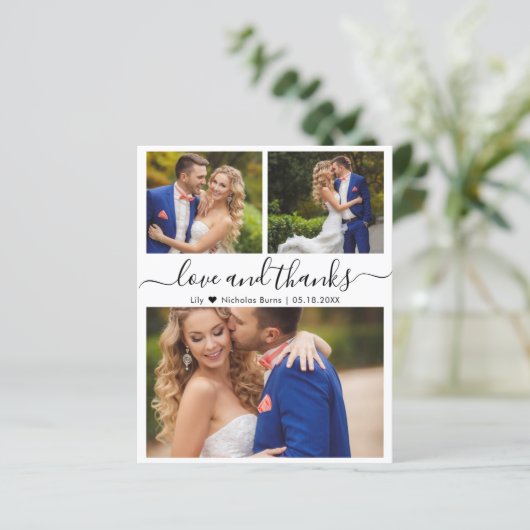 Budget Photo Collage Script Weddenschap Hartelijk  (Staand voorkant)