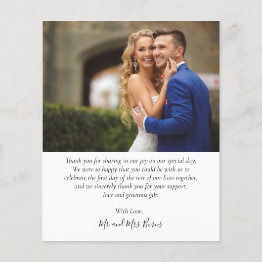 Budget Photo Collage Script Weddenschap Hartelijk  (Achterkant)