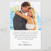 Budget Photo Collage Script Weddenschap Hartelijk  (Achterkant)