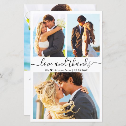 Budget Photo Collage Script Weddenschap Hartelijk  (Voorkant / Achterkant)