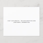 Budget Photo Collage Wedding Save the Date (Achterkant)