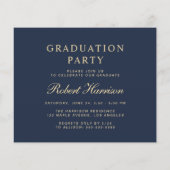 Budget Photo College Blue Gradution Party (Achterkant)