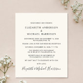 Budget Photo Cream Wedding Reception