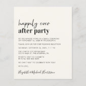 Budget Photo Cream Wedding Reception (Voorkant)