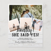 BUDGET PHOTO Engaged Wedding INVITE kondiging (Voorkant)