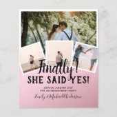 BUDGET PHOTO Engaged Wedding INVITE kondiging (Voorkant)