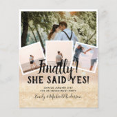 BUDGET PHOTO Engaged Wedding INVITE kondiging (Voorkant)