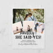 BUDGET PHOTO Engaged Wedding INVITE kondiging (Voorkant / Achterkant)