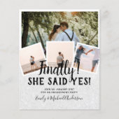 BUDGET PHOTO Engaged Wedding INVITE kondiging (Voorkant)