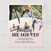 BUDGET PHOTO Engaged Wedding INVITE kondiging (Voorkant)