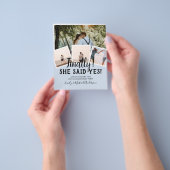 BUDGET PHOTO Engaged Wedding INVITE kondiging Flyer (Hand)