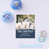 BUDGET PHOTO Engaged Wedding INVITE kondiging Flyer (Enkel)