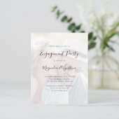 Budget Photo Engagement Party - Uitnodiging (Staand voorkant)