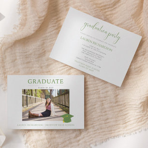 Budget Photo Graduparty Green & White Kaart