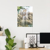 BUDGET PHOTO Greenery SEATTING CHART 18" x 24" Poster (Thuiskantoor)