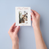 Budget Photo Holiday Card Flyer (Hand)