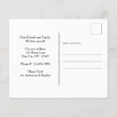 Budget Photo Home Dog Moving Announcement Postcard (Achterkant)