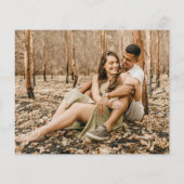 Budget Photo I Do BBQ Calligraphy Engagement Party Flyer (Achterkant)