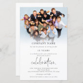 Budget Photo Logo Company Jubileum Celebration (Voorkant / Achterkant)