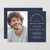 Budget Photo Man 30e Verjaardagsfeestje Marine Uit (Voorkant / Achterkant)