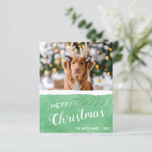 Budget Photo Merry Kerstmis (Staand voorkant)