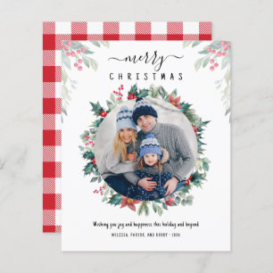 Budget Photo Merry Kerstmis Pset Mistletoe Card