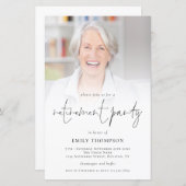 Budget Photo Overlay Retirement Party nodigt uit (Voorkant / Achterkant)