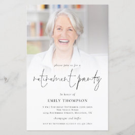 Budget Photo Overlay Retirement Party nodigt uit
