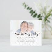 Budget Photo Overlay Wedding Jubileum Uitnodigen (Staand voorkant)