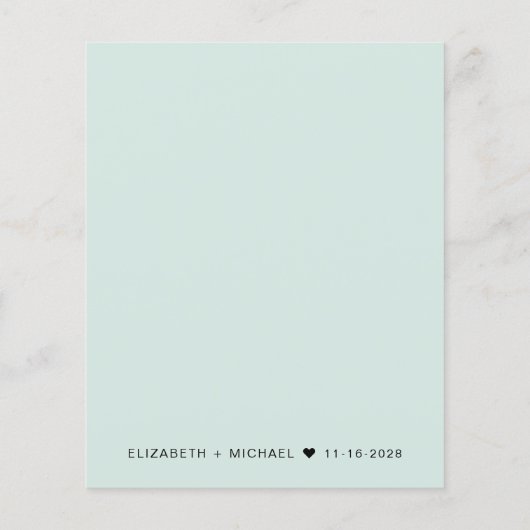 Budget Photo Overlay Wedding Reception (Achterkant)