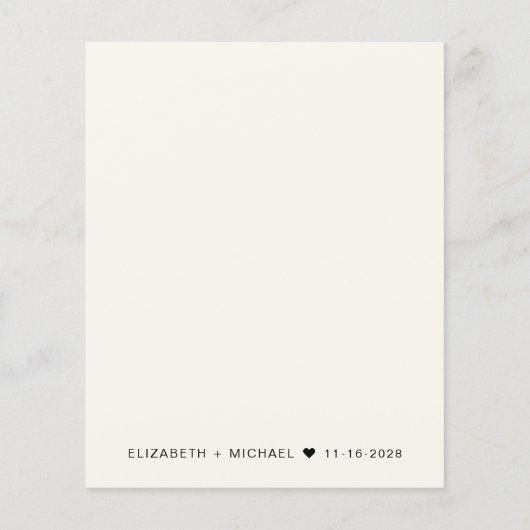 Budget Photo Overlay Wedding Reception (Achterkant)