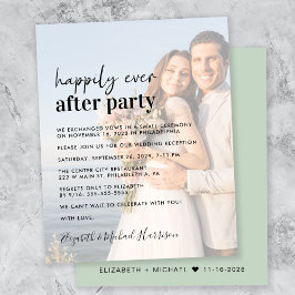 Budget Photo Overlay Wedding Reception