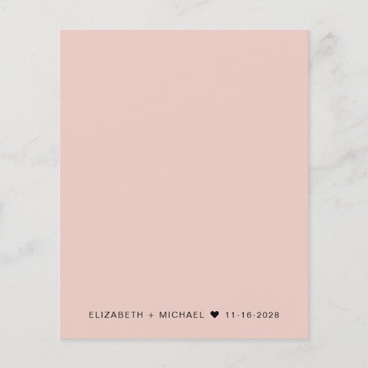 Budget Photo Overlay Wedding Reception (Achterkant)