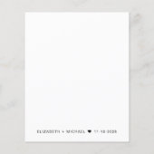 Budget Photo Overlay Wedding Reception (Achterkant)