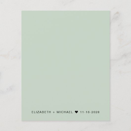 Budget Photo Overlay Wedding Reception (Achterkant)