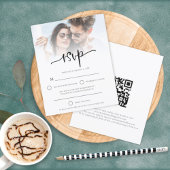 Budget Photo Overlay Weduwings QR Code RSVP