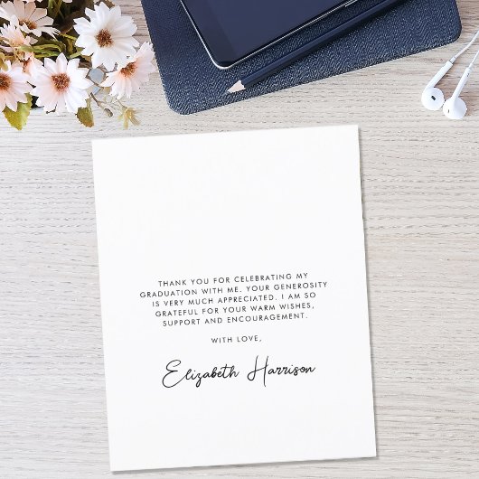 Budget Photo Script Afstuderen Hartelijk dank