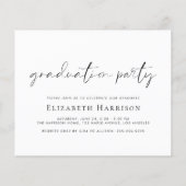 Budget Photo Strip Graduparty Uitnodiging (Achterkant)