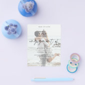 Budget Photo Verloving Invitation Flyer (Enkel)