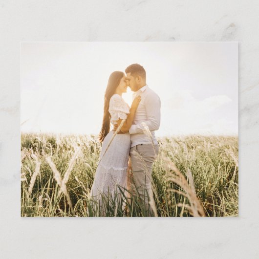 Budget Photo Weddenschap Klassieke White (Achterkant)