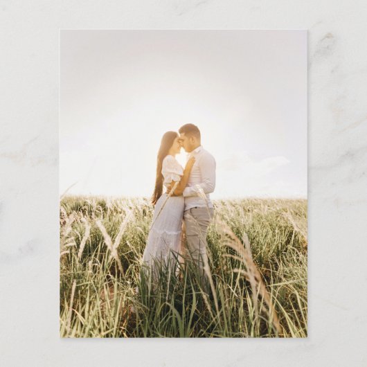 Budget Photo Weddenschap Klassieke White (Achterkant)