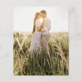 Budget Photo Weddenschap Klassieke White GOLD (Achterkant)