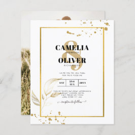 Budget Photo Weddenschap Klassieke White GOLD