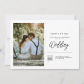 Budget Photo Weddenschap Klassieke White Kaart (Voorkant)