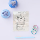 Budget Photo Wedding Invitation Flyer (Enkel)