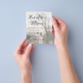 Budget Photo Wedding Invitation Flyer (Hand)